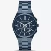 Übergroße Lennox Blue-Tone-Uhr