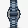 Übergroße Lennox Blue-Tone-Uhr
