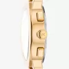 Übergroße goldfarbene Gramercy-Uhr Übergroße goldfarbene Gramercy-Uhr