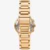 Übergroße goldfarbene Gramercy-Uhr Übergroße goldfarbene Gramercy-Uhr