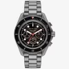 Übergroße maritime Gunmetal-Uhr Übergroße maritime Gunmetal-Uhr
