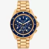 Übergroße maritime goldfarbene Uhr Übergroße maritime goldfarbene Uhr