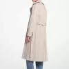 Übergroßer Inox-Trenchcoat aus Baumwollmischung Übergroßer Inox-Trenchcoat aus Baumwollmischung