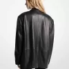 Übergroßer Lederblazer Übergroßer Lederblazer