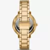 Uhr mit goldfarbenem Logo von Pyper Pavé