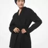 Wickelmantel aus Wollmischung Wickelmantel aus Wollmischung