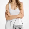 Zoe Kleine Pochette aus Metallic-Leder Zoe Kleine Pochette aus Metallic-Leder