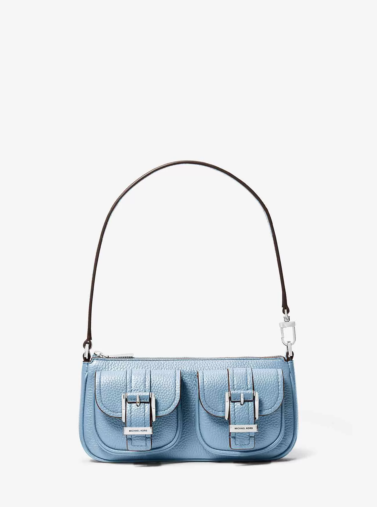 Zoe Kleine Pochette aus gekrispeltem Leder