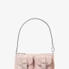 Zoe Kleine Pochette aus gewaschenem Denim Zoe Kleine Pochette aus gewaschenem Denim