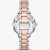 Zweifarbige Uhr mit geprägtem Logo von Pyper Zweifarbige Uhr mit geprägtem Logo von Pyper
