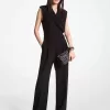 Zweireihiger Overall aus Krepp Zweireihiger Overall aus Krepp